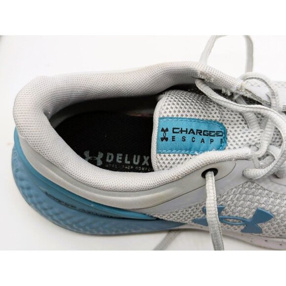 Under Armour Charged Escape Running Shoes Size 8 Gray/Blue - Picture 2 of 7